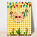 Ver imagem 1 de Quadro Decorativo Festa Junina Arraia Família São João Placa 28x20 Est3
