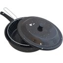 Ver imagem 1 de Frigideira Com Tampa E Cesto Para Fritura 2,7l Frigideira Esmaltada 3 Em 1 Fritadeira
