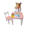 Mesa Criativa Didática Bebê Infantil Crianças 3 A 12 Anos:Rosa - 1