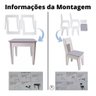 Mesa Criativa Didática Bebê Infantil Crianças 3 A 12 Anos:Rosa - 5