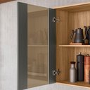 Ver imagem 5 de Armario de Cozinha com Balcão Fit com 11 Portas e 1 Gaveta Freijo/chumbo