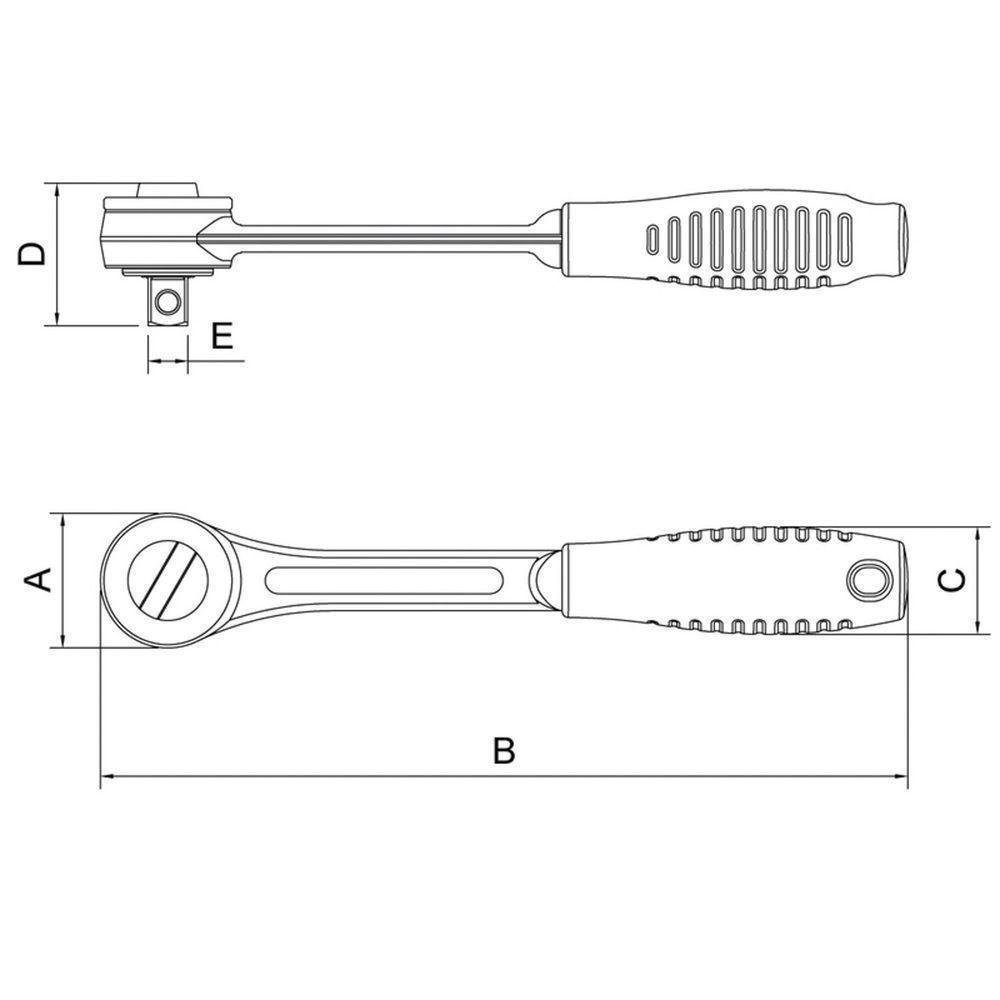 Catraca - Encaixe 1/2" Tramontina - 3