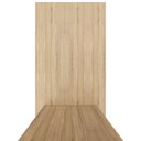 Ver imagem 5 de Mesa de Reunião Industrial 2,0m e Painel de Tv Escritório F5 Cor:macadâmia com Branco