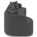 Ver imagem 6 de Sofá 3 Lugares Orgânico Sala de Estar Living 250cm Ekos K01 Veludo Cinza - Lyam Decor