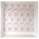 Ver imagem 1 de Papel de Parede Infantil Rolo 3m Adesivo Decoração Quarto Bebê Flores Rosas Delicadas