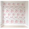 Papel de Parede Infantil Rolo 3m Adesivo Decoração Quarto Bebê Flores Rosas Delicadas - 1