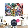 adesivo parede pokemon fundo festa de aniversario AP1665 - 1