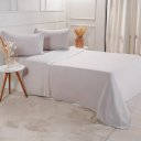 Ver imagem 1 de Jogo de Cama King Serenitá 4 Pçs Bordado Festonê 193x203x40cm Gray
