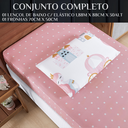 Ver imagem 6 de Jogo Lençol Infantil Solteiro Bouti 2 Peças 200 Fios Estampado Toque Seda:princess