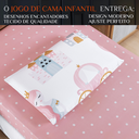 Ver imagem 2 de Jogo Lençol Infantil Solteiro Bouti 2 Peças 200 Fios Estampado Toque Seda:princess