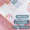 Jogo Lençol Infantil Solteiro Bouti 2 Peças 200 Fios Estampado Toque Seda:princess - 3