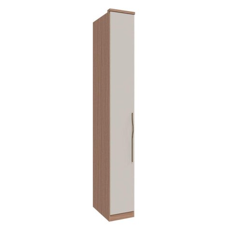 Guarda Roupa Modulado 1 Porta com Prateleiras 322mm Setiba Plus Carvalho/off White