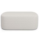 Ver imagem 3 de Kit 02 Puffs Decorativos Orgânico para Living Quarto 100cm Doha W01 Bouclê Cru - Lyam Decor