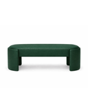 Ver imagem 3 de Recamier Puff Decorativo Fly 110cm Cama Casal Estofados:verde Courino Sintético