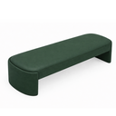 Ver imagem 4 de Recamier Puff Decorativo Fly 110cm Cama Casal Estofados:verde Courino Sintético