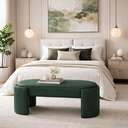 Ver imagem 1 de Recamier Puff Decorativo Fly 110cm Cama Casal Estofados:verde Courino Sintético