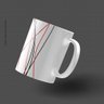 Linhas Abstratas - Caneca de Qualidade Premium - 3