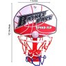 mini cesta e bola de basquete sem ventosa - 1