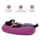 Ver imagem 5 de Puff Kevin - Puff com Apoio de Cabeça - Vinho