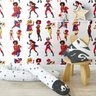 Papel de Parede infantil Super Heróis Menino Menina - 1