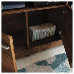 Rack com Bancada Oscar para Tv até 55 Polegadas - Jatoba - Caemmun - 4 Rack com Bancada Oscar para Tv até 55 Polegadas - Jatoba - Caemmun - 4