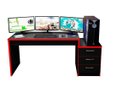 Ver imagem 1 de Mesa para Notebook Computador Desk Game Drx 5000 - Preto/Vermelho - Móveis Leão