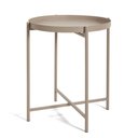 Ver imagem 1 de Mesa Lateral Pop Redonda Cappucino - 43x35cm Buba Zoo