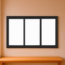 Ver imagem 2 de Janela Correr 3 Folhas Vidro 2,00x1,00m Vidro Temperado 6mm Fábrica do Alumínio