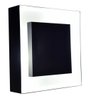 Luminária Plafon Indireta Sobrepor 30x30 Preto com Branco - 5