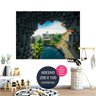 adesivo parede minecraft painel de aniversario AP1288 - 1