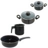 Kit Jogo de Panelas 4 Peças Esmaltada Indução Cooktop Jjb - 1
