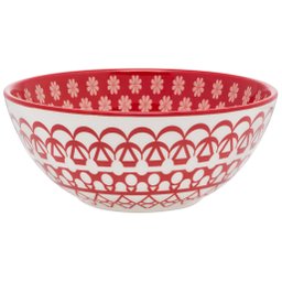 Kit Jogo Café Lanche Floreal Renda 3 Peças Oxford® Cerâmica - 4