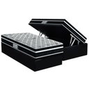 Ver imagem 1 de Cama Box Baú Solteiro: Colchão Ortopédico Probel D45 Prodormir Advanced Tech2000 Plus Black +