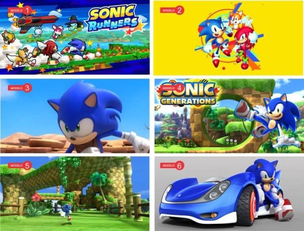 Adesivo de parede infantil do sonic