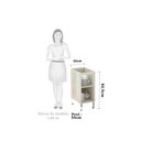 Ver imagem 2 de Balcão de Cozinha sem Tampo 35cm 1 Porta 1 Prateleira Lis Luciane Móveis