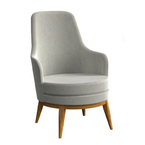 Poltrona Ella Fixa Fastsofajmar Cinza