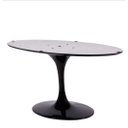 Ver imagem 1 de Base de Mesa de Jantar Saarinen Oval para Tampo de 100x70cm até 137x90cm Cor Preto