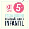 Faixa border decoração quarto Ben & Holly bolinha AF0237 - 3