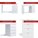 Ver mais imagens de Mesa de Escritório Ditália 7 Gavetas Pe-90