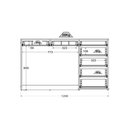 Ver imagem 4 de Mesa de Escritório Ditália 7 Gavetas Pe-90