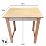 Mesa Escrivaninha Madeira Rustica sem Pintura 70cm X 50cm X 75cm - 3
