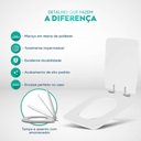 Ver imagem 5 de Assento Sanitario Poliester com Amortecedor Vila Rica Areia (bege) para Vaso Icasa