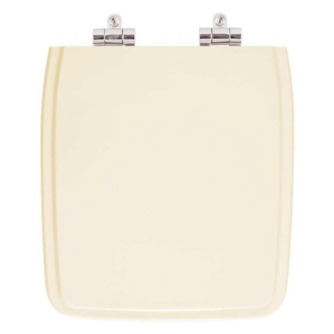 Assento Sanitario Poliester com Amortecedor Vila Rica Areia (bege) para Vaso Icasa