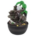 Ver imagem 1 de Fonte De Água Decorativa Elefantes Cascata Luz De Led Bivolt