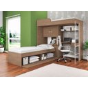 Ver imagem 3 de Quarto Juvenil Tókio Com Cama Alta - Montana - Art In Móveis
