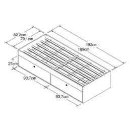 Quarto Juvenil Tókio Com Cama - Montana - Art In Móveis - 5