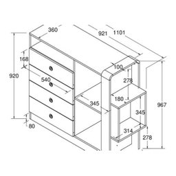 Quarto Juvenil Tókio Com Cama - Montana - Art In Móveis - 4