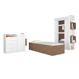 Quarto Juvenil Tókio Com Cama - Montana - Art In Móveis - 1
