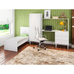 Quarto Infantil com Berço Compacto - Branco - Art In Móveis - 4 Quarto Infantil com Berço Compacto - Branco - Art In Móveis - 4