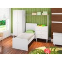 Ver imagem 3 de Quarto Infantil com Berço Compacto - Branco - Art In Móveis